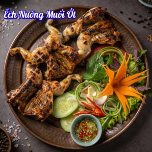 ẾCH NƯỚNG MUỐI ỚT